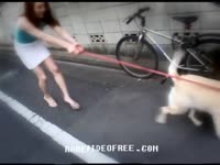 Pet porn with lady getting fucked hard by her own dog xxx